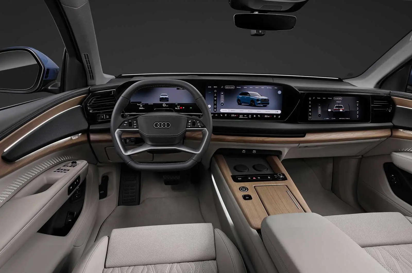 Intérieur de l'Audi Q7 Intérieur de l'Audi Q7