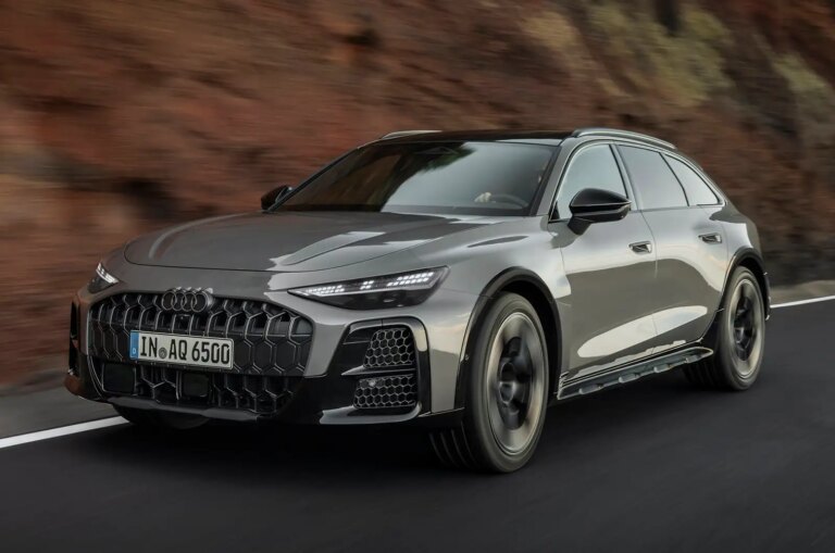 L&rsquo;Audi A6 Allroad revient avec une position agressive et des capacités tout-terrain pour 70 000 €